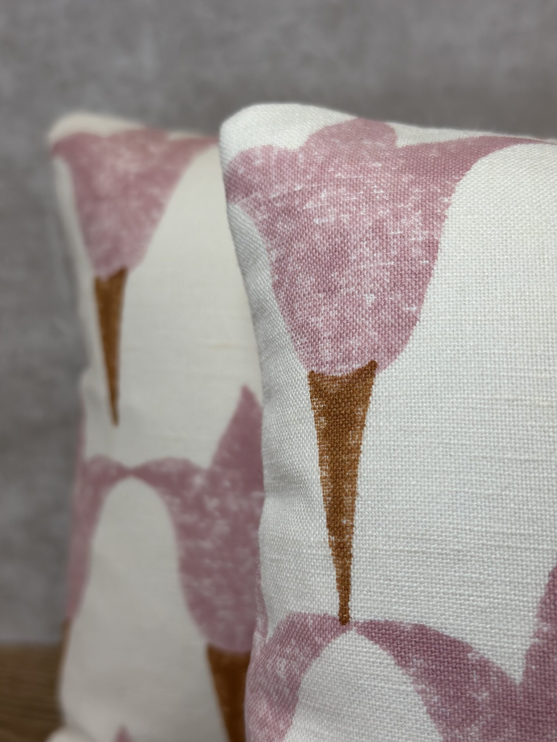 Schumacher Tulip Hand Block Pillows