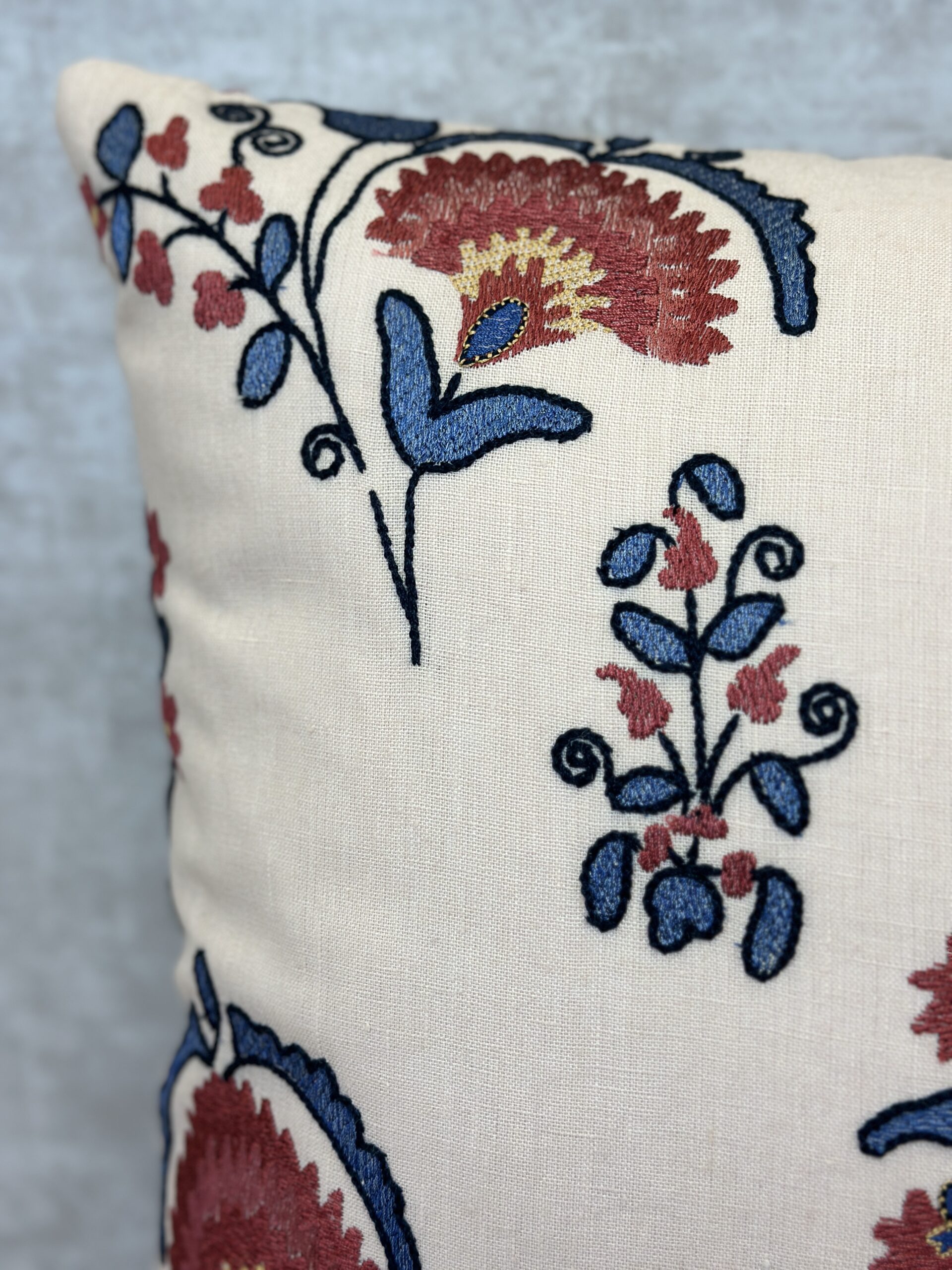 Lee Jofa Mead Embroidery Pillows