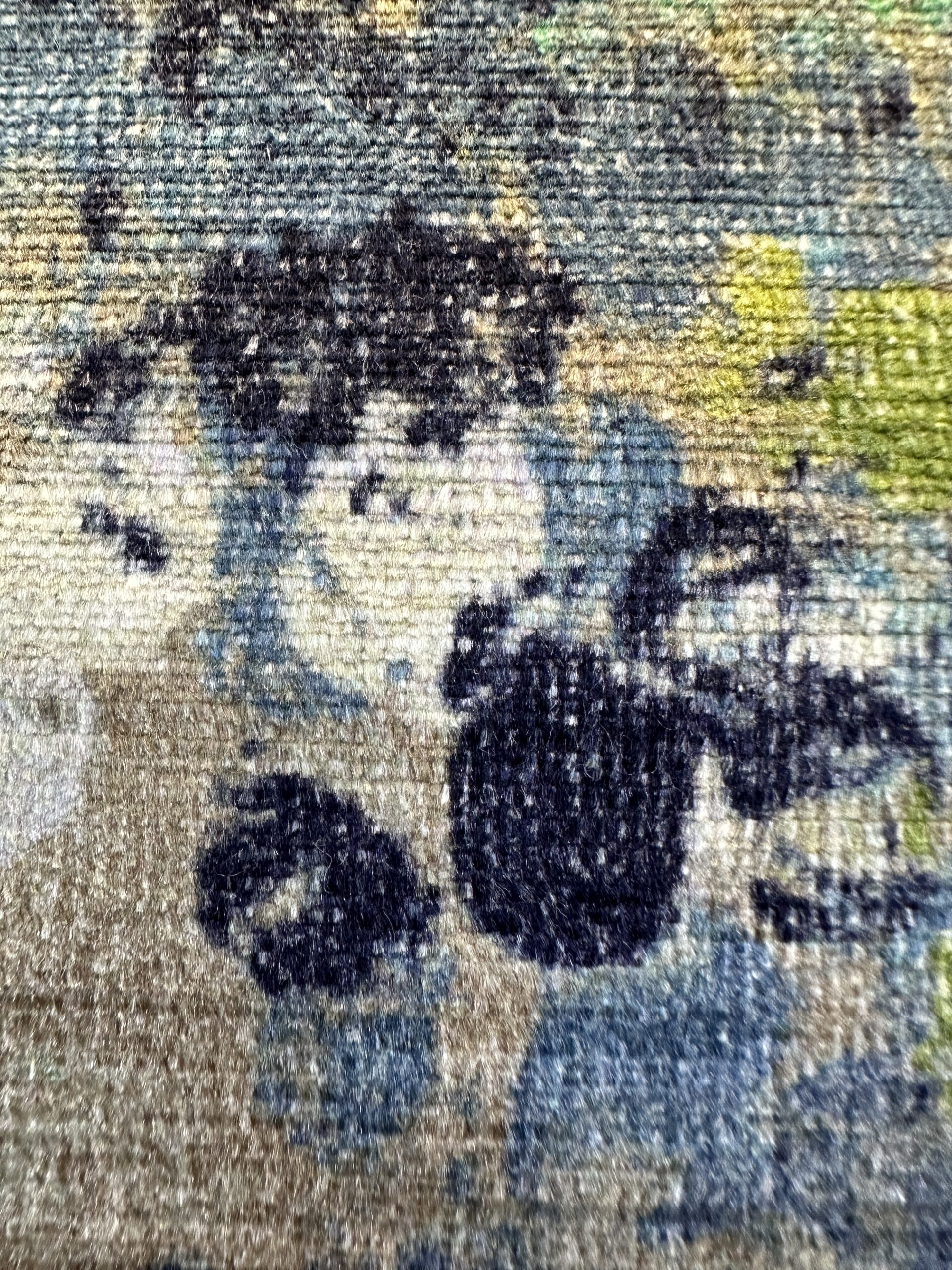 Kravet Painted Velvet Pillows