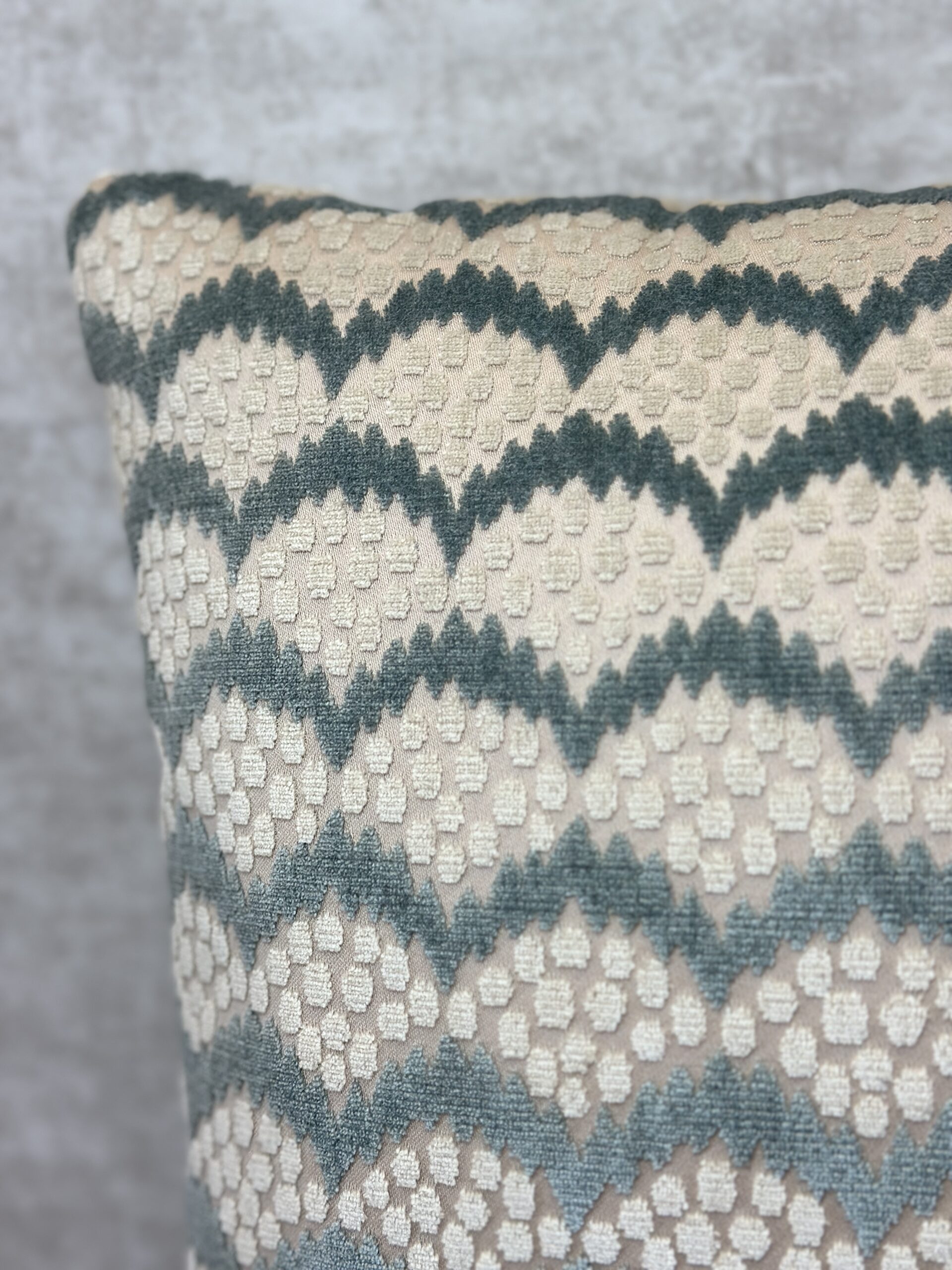 Schumacher Pollen Cut Velvet Pillows