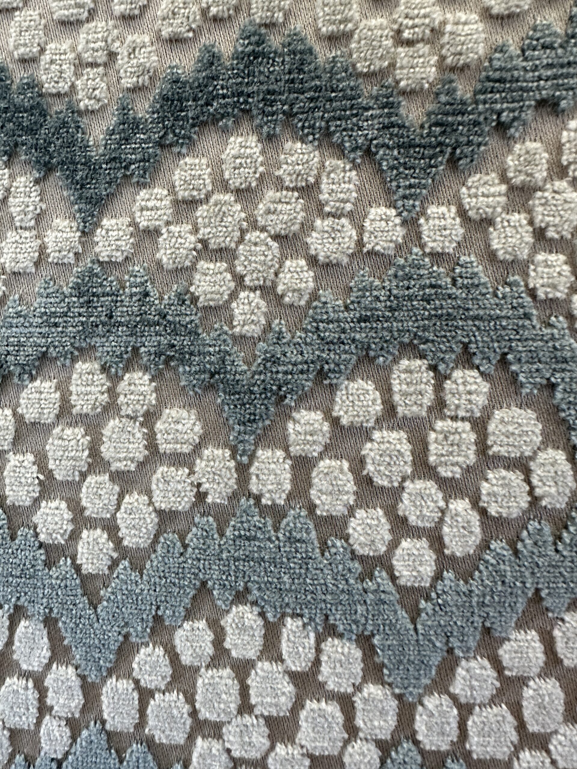 Schumacher Pollen Cut Velvet Pillows