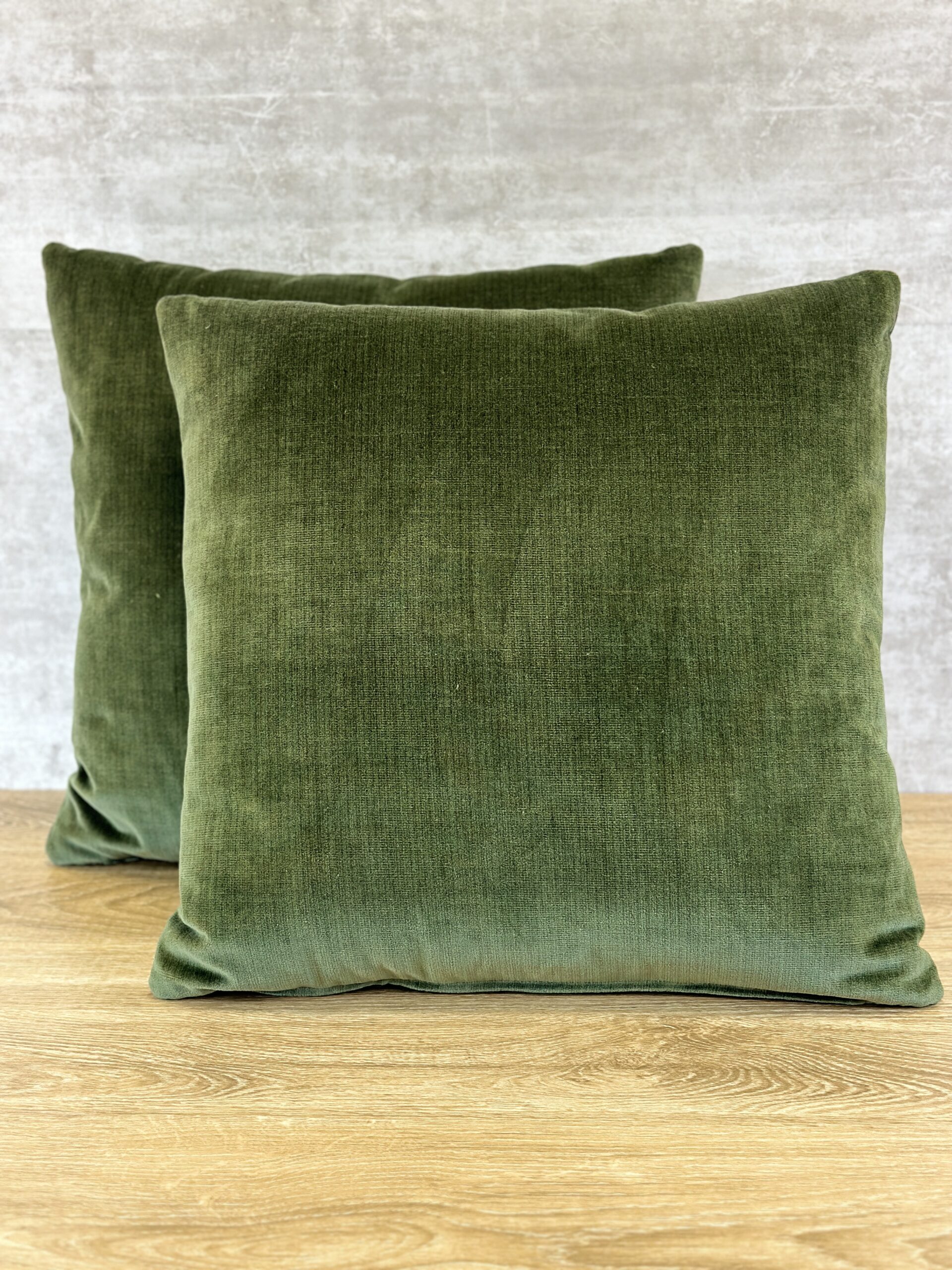 Schumacher Antique Strie Velvet Pillows