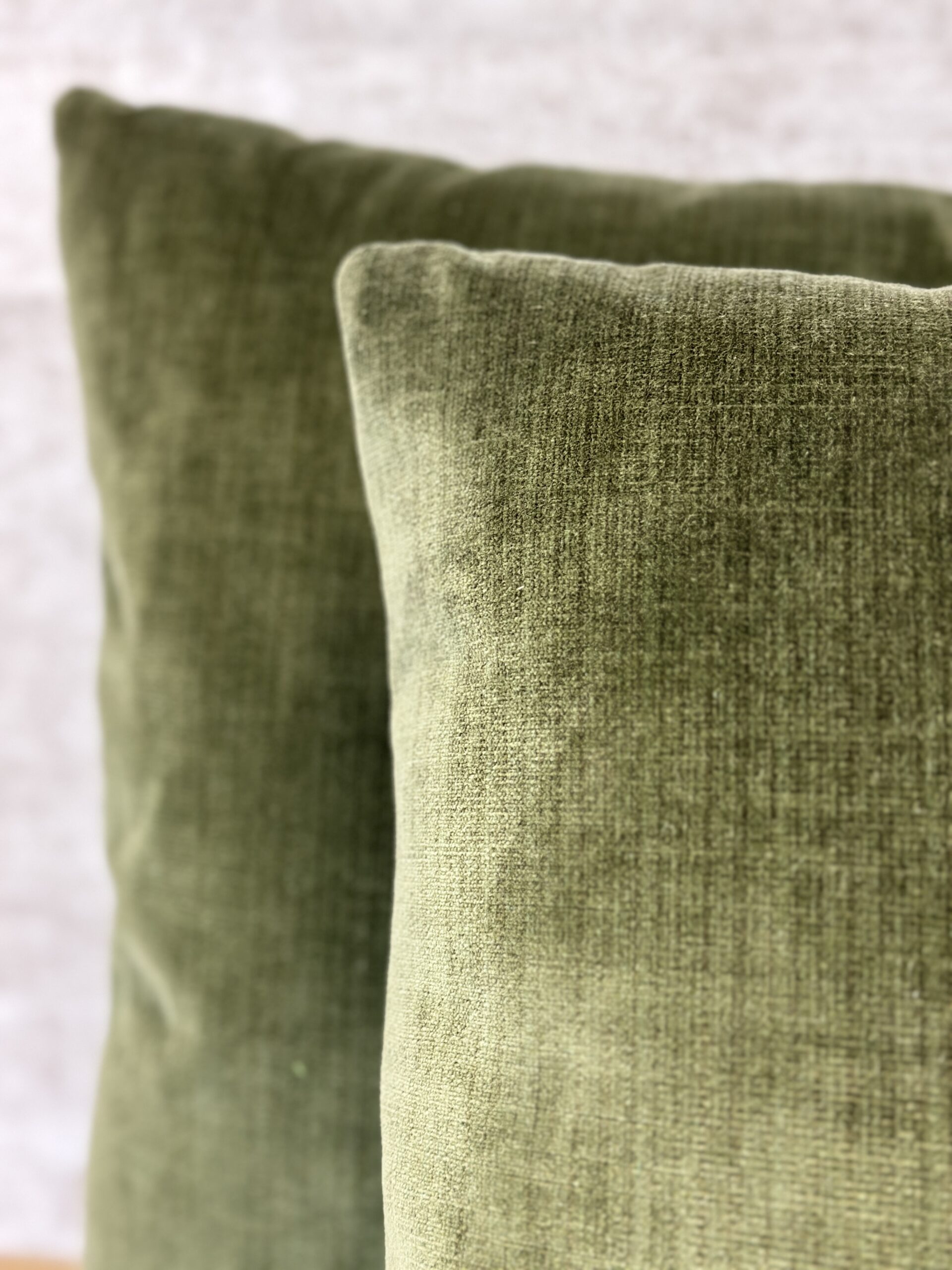 Schumacher Antique Strie Velvet Pillows