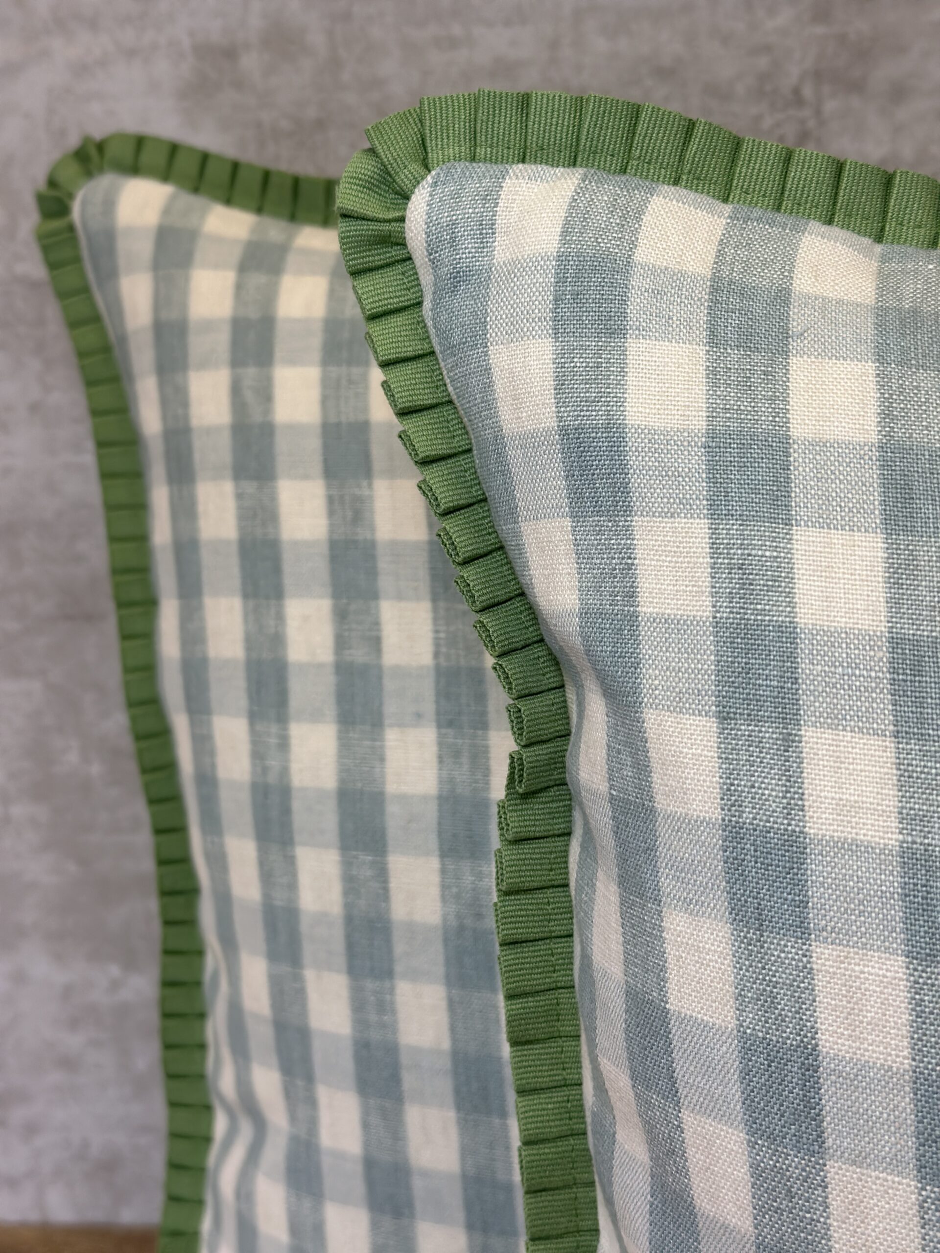 Colefax & Fowler Minack Check Pillows