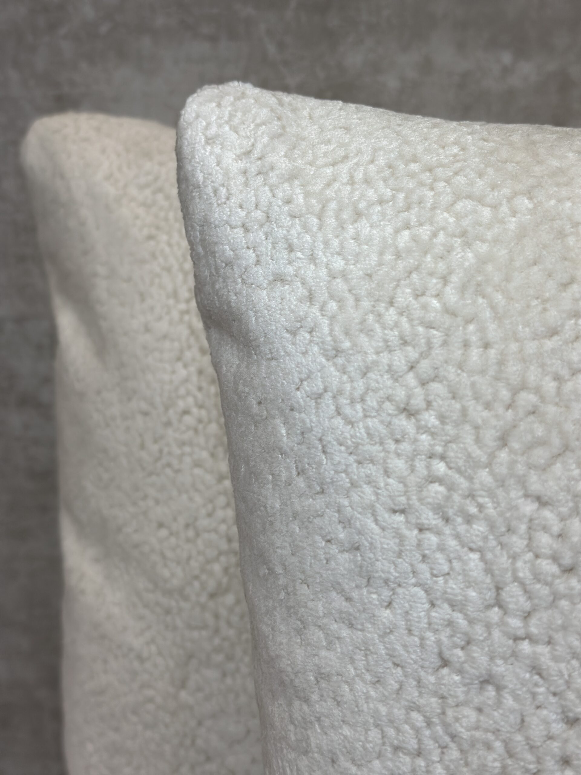 Zinc Shearling Pillows