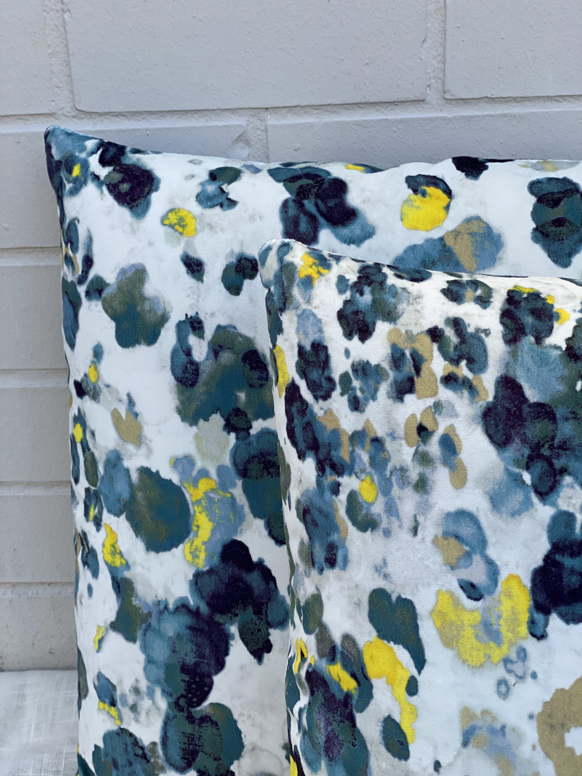 Inky Floral Pillows