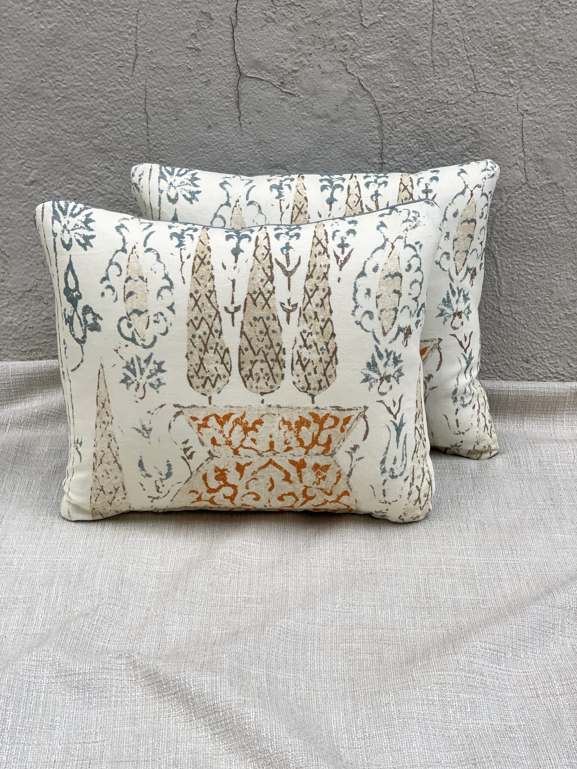 Crosby Stock Linen Washed Pillows