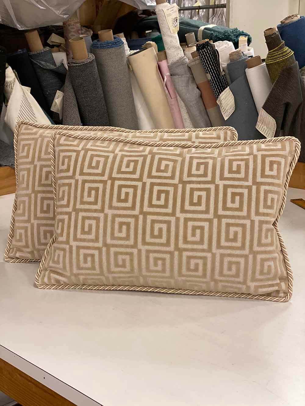 Greek Key Pillow