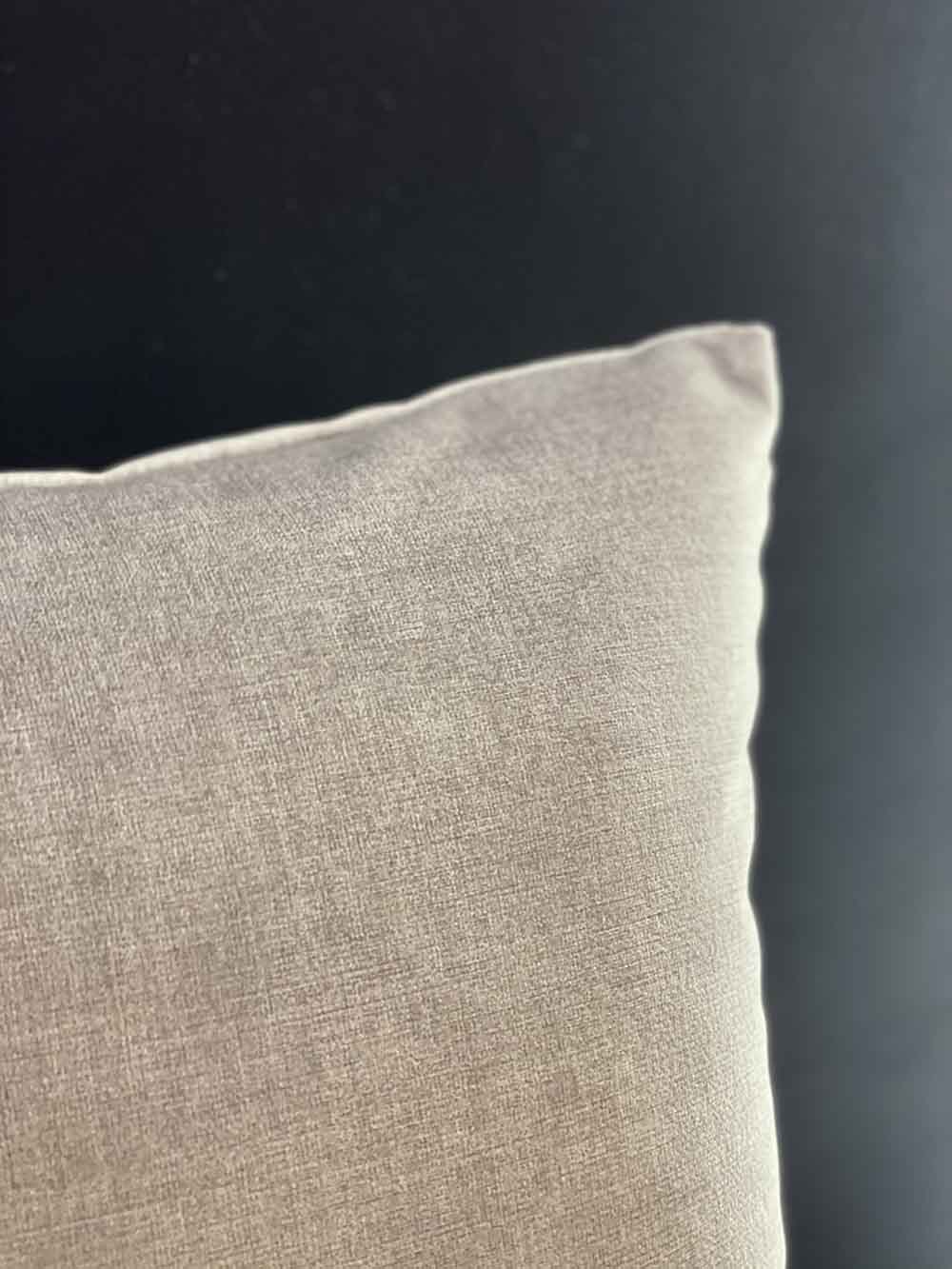 Grey Velvet Pillow